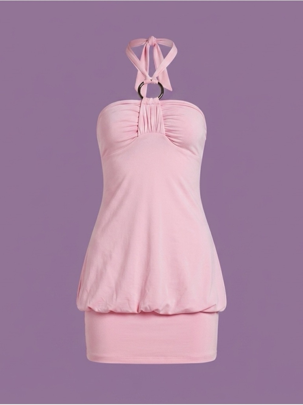 Generation Kiss x Dolls Kill - Y2K Bubble Mini Dress - Pink